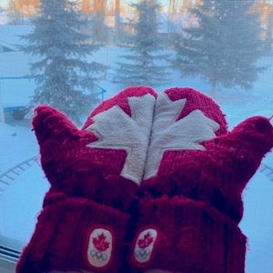 FREE w/ Purchase. Proud Canadian Mittens.